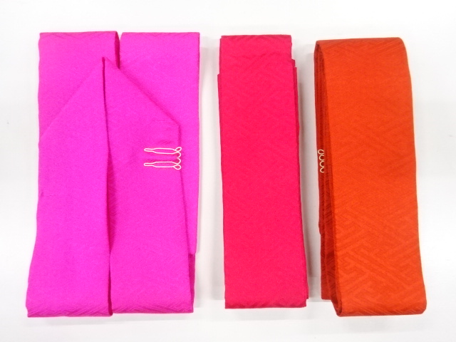 リサイクル　重ね衿3本セット